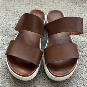 MIA Brown Sandals
